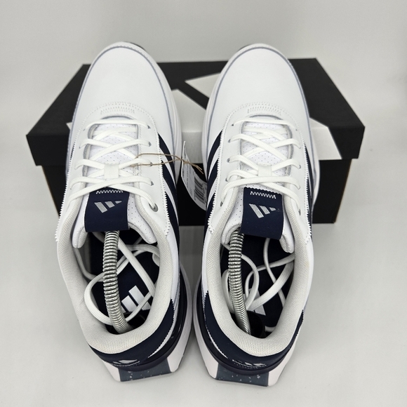 New adidas S2G Spikeless Leather 24 Golf White Navy Men\'s Shoes Size 13 main image 5